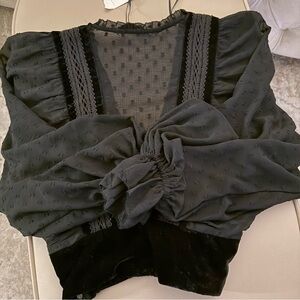 Zara Black Beautiful Blouse